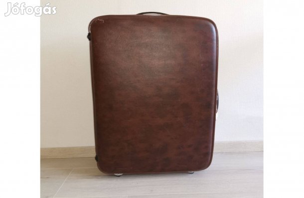 Retro Longmarch keményfalú bőrönd