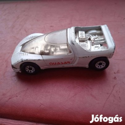 Retró Matchbox autó 1986 Peugeot Quasar fehér Makaó