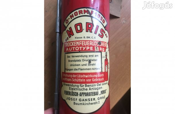 Retro Noris Trockenlöscher (Autotype,1 kg) tűzoltó palack
