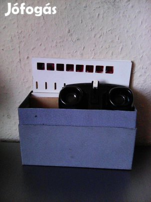 Retró Orosz mini dianézegető 14 db diákkal saját dobozában