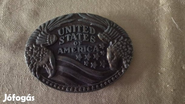 Retro Övcsat Kettős Fejes SAS Öv Csat United States of America