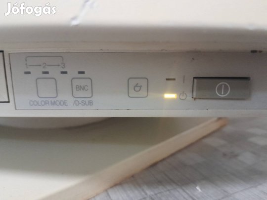 Retro PC 486-os színes 14 colos monitor 