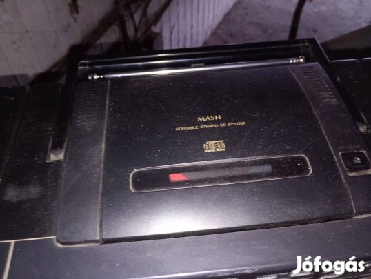 Retró Panasonic RX-DT690 Kazetta/CD/AUX sztereó távirányítóval 40000f