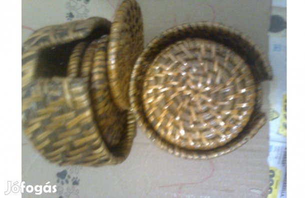 Retro Poháralátét Tartóban