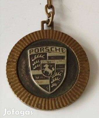 Retro Porsche kulcstartó