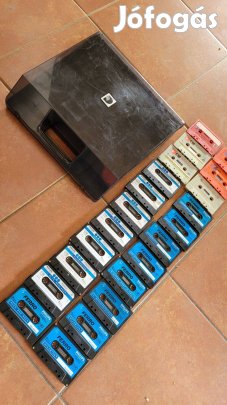 Retro Ritkaság: 22db Korai BASF/Philips Kazetta + "Liftes" Box (2)