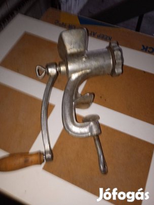 Retro SZV öntöttvas kézi 5-ös húsdaráló daráló 6000ft óbuda