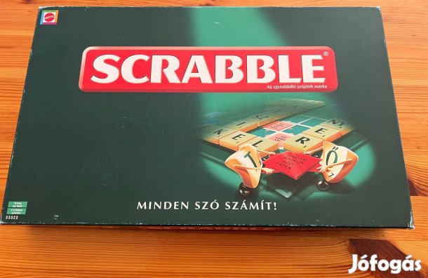 Retro Scrabble társasjáték szinte új
