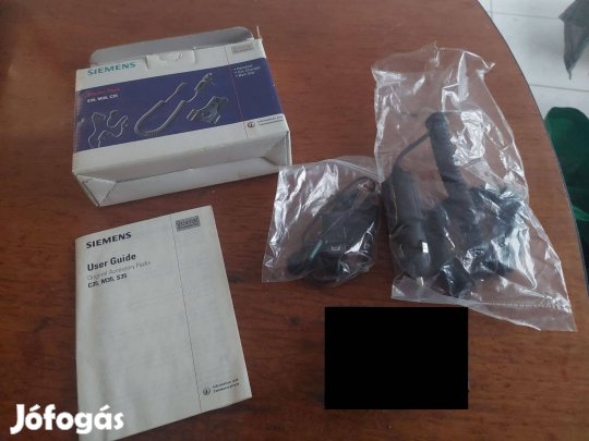 Retro Siemens autós,töltő,fülhallgató ,dobozzal,papirral(S35,M35,C35)