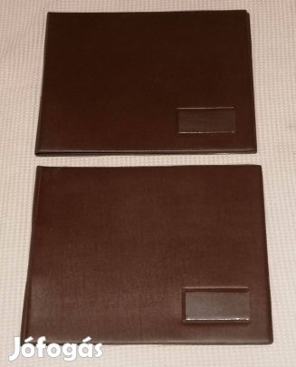 Retro Szép Barna A3 Méretű Rajztartó Mappa / Rajzmappa / Irattartó