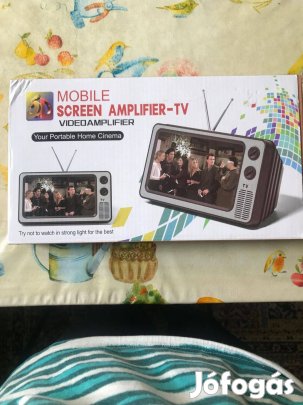 Retro TV okostelefon nagyító (Új, dobozos)