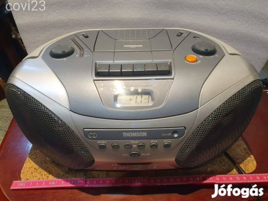 Retro Thomson TM9049 rádiósmagnó kazetta boombox sétálómagnó hi-fi 25
