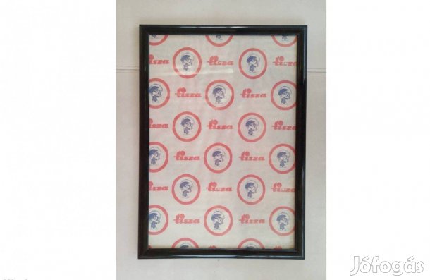 Retro Tisza poszter 70*50 cm, '80. Üvegezett kerettel olcsón eladó