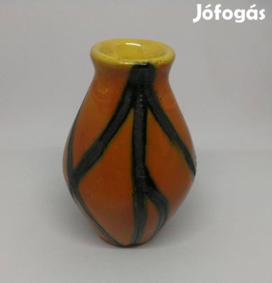 Retro Tófej porcelán,kerámia váza!