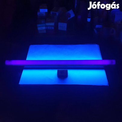 Retro UV neoncső armatúrával discolámpa díszvilágítás black light