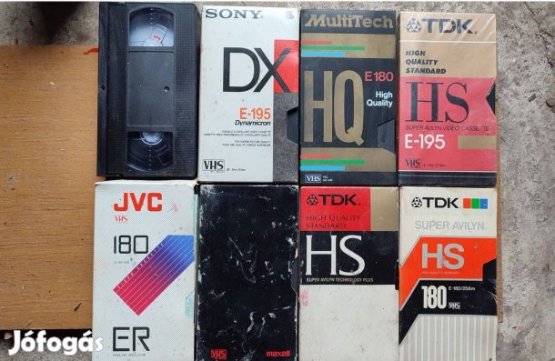 Retro VHS kazetták szinte ingyen
