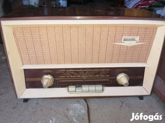 Retro Videoton EA 53 F típusú rádió működőképes, jó állapotban eladó