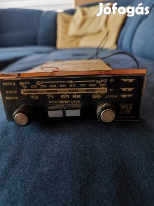 Retro Videoton RD3613 típusú autósradió eladó!