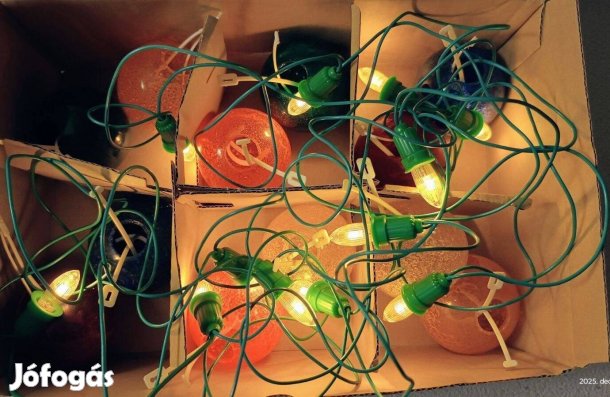 Retro Zlatokov karácsonyfa LED fényfüzér eladó