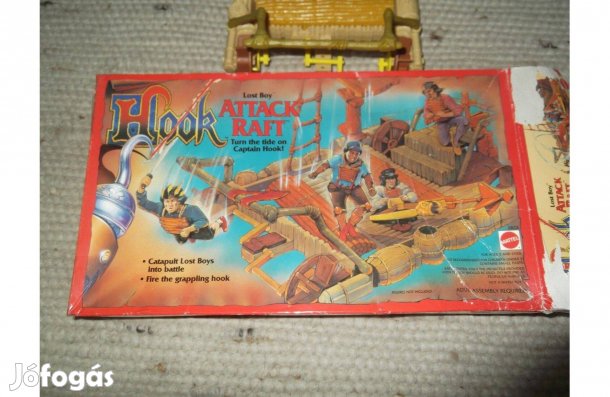 Retro - Hook tutaj - műanyag, dobozában - figurák nélkül- Akció!