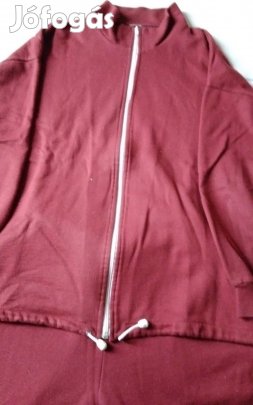 Retró, bordó színű szabadidő együttes 52- es Xl.ker 
