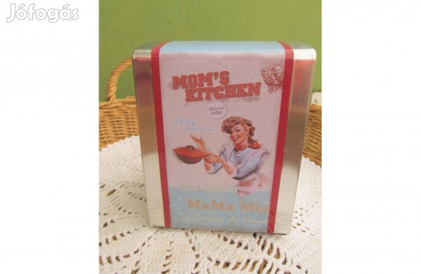 Retro, fém szalvéta tartó