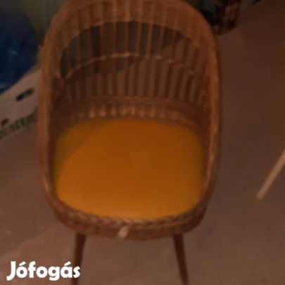 Retró, fonott karosszék eladó