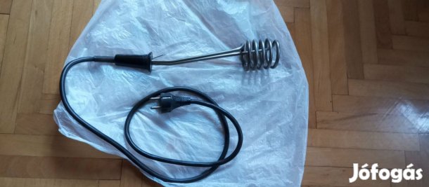 Retró, hordozható, óriás vízforraló, merülő forraló