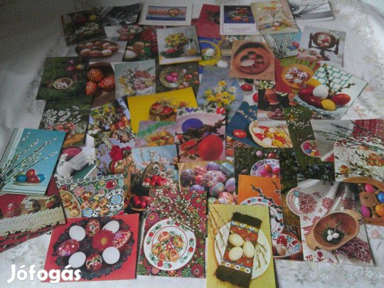 Retro, régi Húsvéti képeslap csomag ( 50 db. )