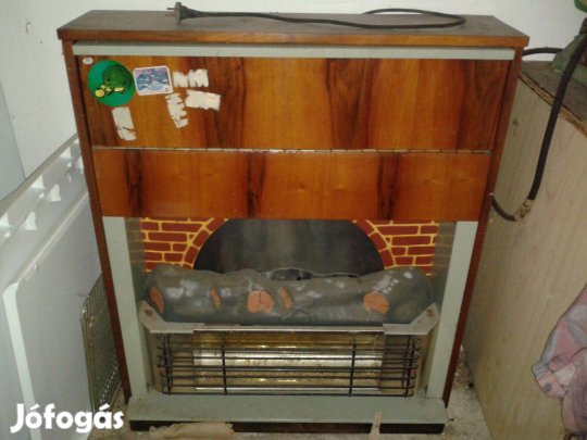 Retro, régi elektromos kandalló szekrény eladó