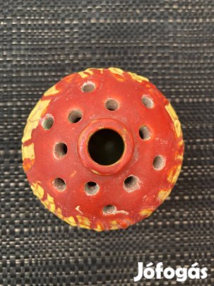 Retro, régi hibátlan tófeji kerámia váza, ikebana, dísztárgy!