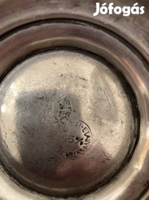 Retro, régi ón gravírozott kiöntő, kancsó, dísztárgy, dekoráció!