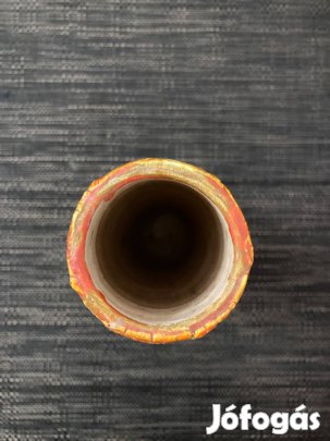 Retro, régi tófeji hibátlan kerámia váza!