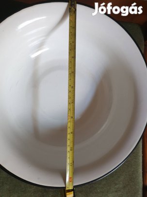 Retró, új, fehér színű zománcozott lavor eladó Xl.ker 