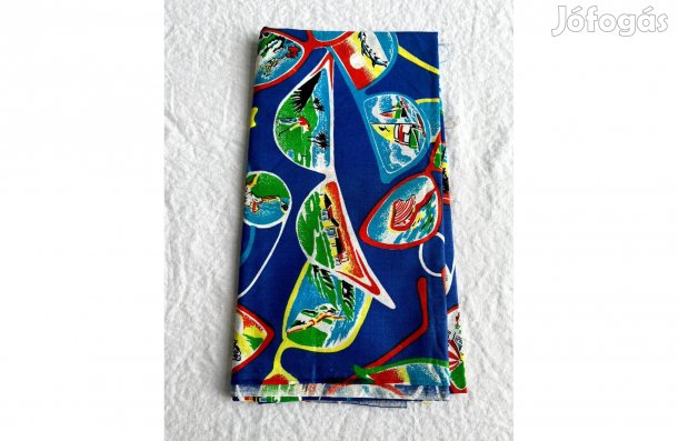 Retro, vintage anyagok, pamutvászon anyag, textil