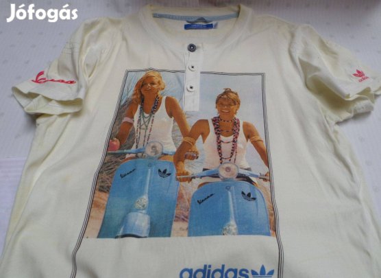 Retro adidas férfi póló Vespa