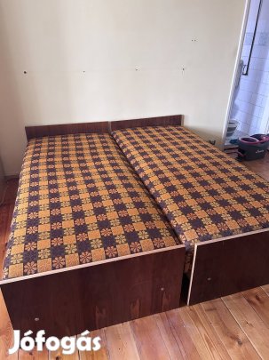 Retro ágy, tárolóval