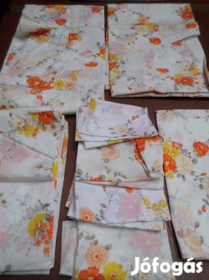 Retro ágynemű garnitúra 2 db egyben Új