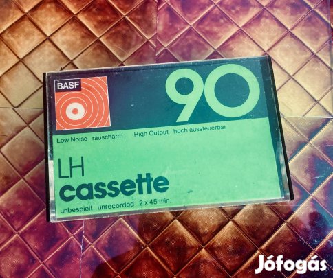 Retró ajándék ötlet! 90 perces BASF kazetta. 1974.