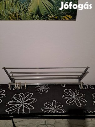 Retro alumínium előszoba fogas 