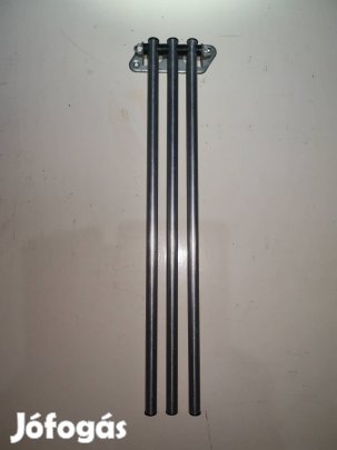 Retró alumínium törölköző tartó