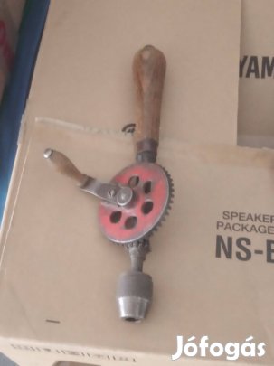 Retro amerikáner kézi fúró, furdancs 18000ft óbuda hagyatékból