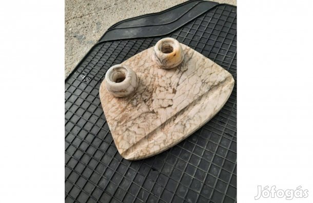 Retro asztali irószer tartó műmárványból