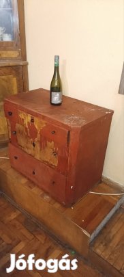Retro asztalka, komódka