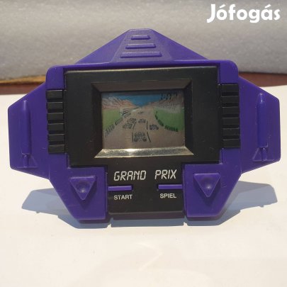 Retro autós kvarcjáték kontrasztos kép meggyőző hang