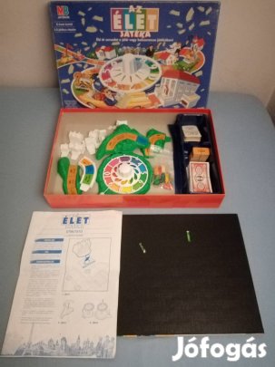 Retro az élet játéka társasjáték