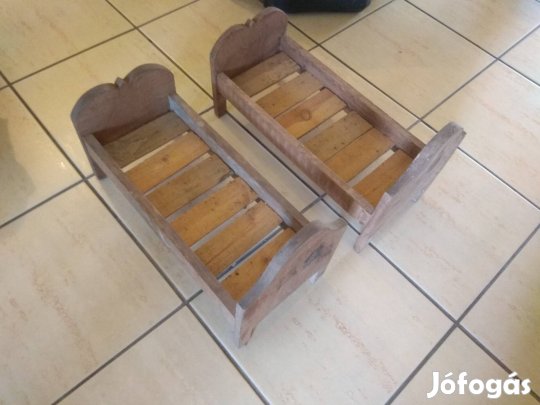 Retro babaágy bababútor baba gyerek bútor