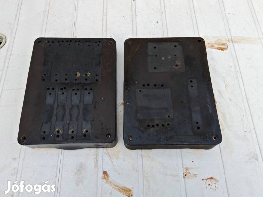 Retró bakelit biztosítéktábla 