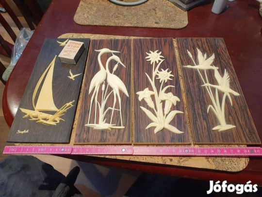 Retro bakelit fali képek a béke táborából lakásdekoráció dombormű