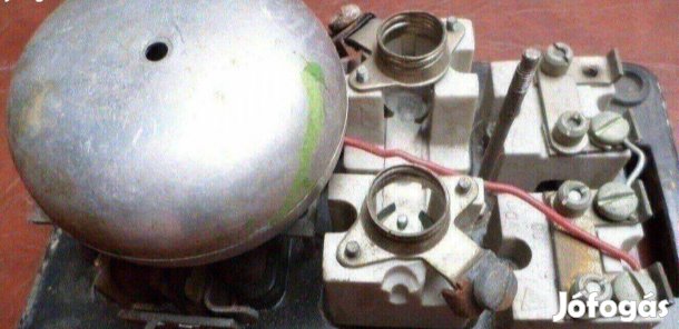 Retro bakelit fém lakás csengő